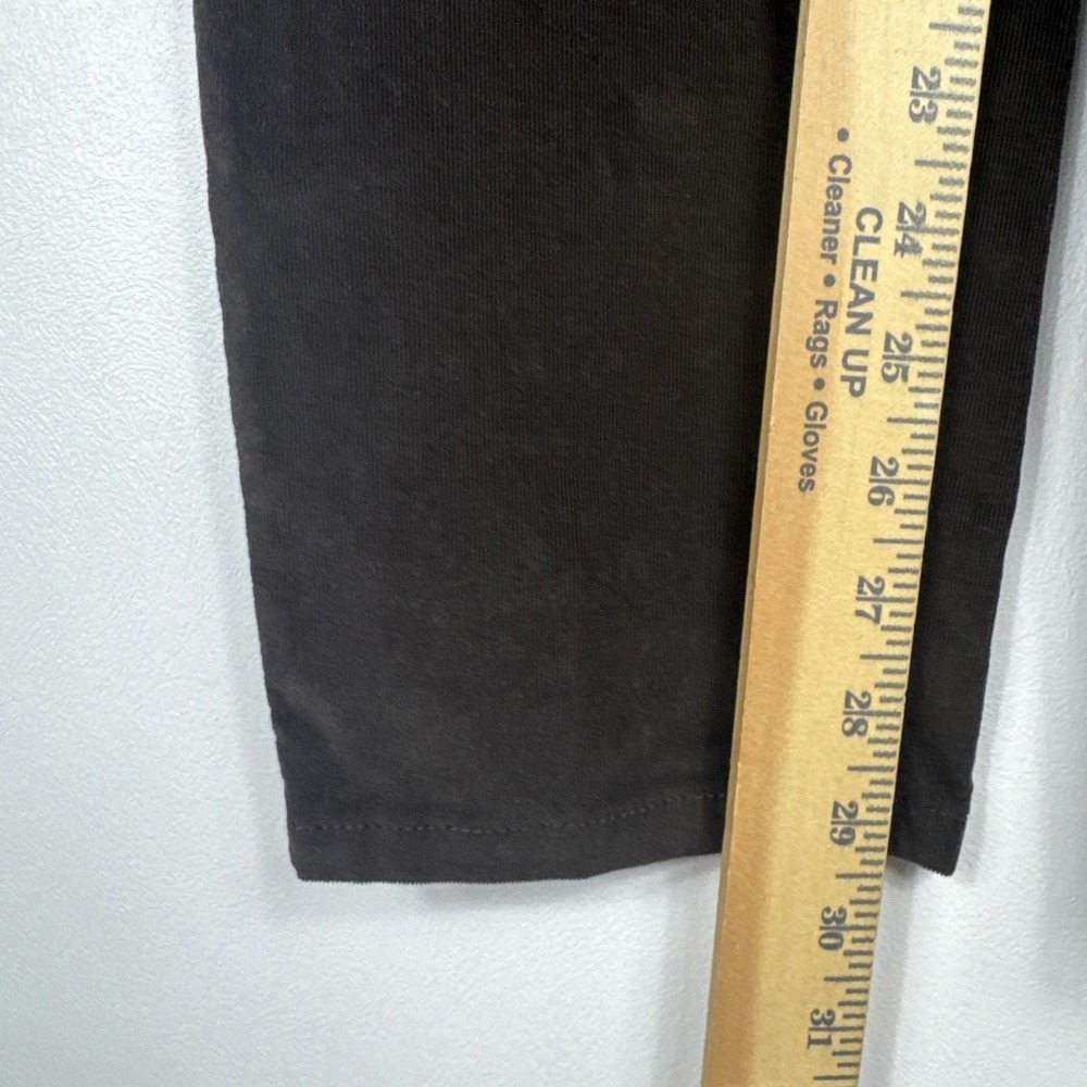 Crown & Ivy Corduroy Pants Womens 10 Chocolate Brown Mid Rise Straight Leg NEW - Picture 7 of 11